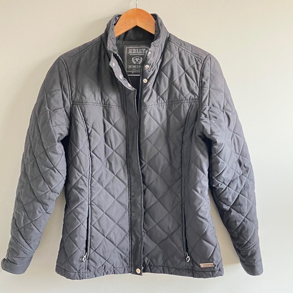 Ariat Jackets & Blazers - Women’s Ariat International Fit for a rider quilted jacket black